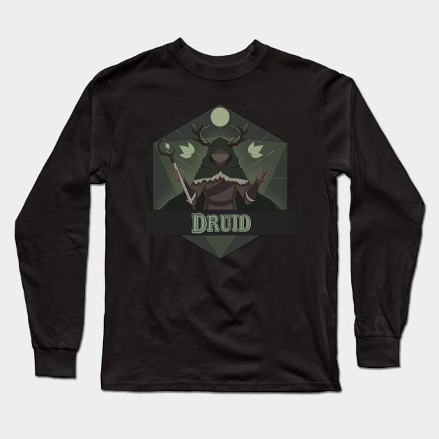 Druid Long Sleeve T-Shirt by WhisperingDusk